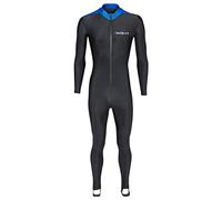 NeoSport Full Body Long Sleeve Lycra Sports Suit for Women and Men - Helps Protect Against UV rays and Skin Irritants - Great for Swimming, Snorkeling, Scuba Diving and All Watersports, , BLACK/BLUE, Large