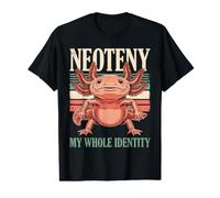 Neoteny My Whole Identity Axolotl Amphibian Value Graphic T-Shirt