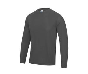 Neoteric Long Sleeve Breathable T-Shirt Just Cool Gris 2XL