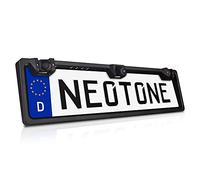 NEOTONE NTK-200P Universal Reversing Camera in License Plate Holder with 2 Parking Sensors 170° Wide Angle Lens IP67 Moisture Protection