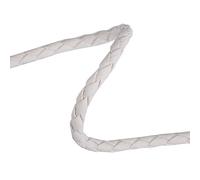 Neotrims Bolo Cord Plaited Braided Trimming, Unique Matt PU Waxed Texture Handle, 4mm Thick Jewellery. Sold by The meter in Natural Colours. High Strength and Supple for Jewellery or Crafts and Home Décor; its Beautiful! Off White, Ivory, Brown and Black. - Off-White - 2M