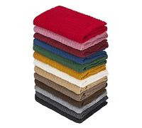 Neotrims Cable Twist Knit Fabric, Selvedge Edge 14 Colours, Knitted Sweater Style Cotton Feel Material. Superb Cloth for Apparel, Accessories and to Make Baby Wraps Blankets. Red, 1 Meter