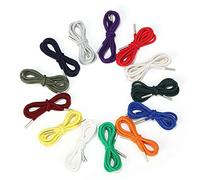 NEOTRIMS Draw String Hoodie Cord & Shoe Laces, 6mm Round with light weight Metal Stoppers, 140cms Length, multipurpose for Apparel Cord or Hiking Boots & Shoes. Swag Dark Teal, 2Pcs