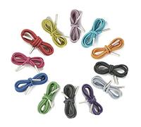 NEOTRIMS Reflective Bootlaces or Hoodie Cord, Rope Shoe Lace or Tie for Sweatshirt Hoddies or Apparel Trimming 6mm, with Slick Looking Matt Silver Metal Ends. GET LIT - WHITE AS WHITE, 1 Piece