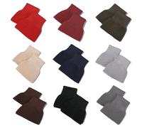 Neotrims Rib Knit Cuff Pair, Knitted Tubular and Shaped. Seamless Ribbing Fabric for Replacement Cuffing Seamless Jacket Bombers, 10 Colors, Cut Length to Size Required & Sew (Brown, 1 Pair)