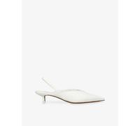 Neous Womens Neous Irena Satin Slingbacks White Eur 35 / 2 UK Women