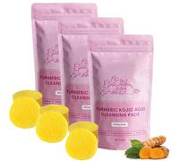 Neously Kojic Acid Pads,NTurmeric Cleansing Pads,Effective for Reducing Blemishes & Dark Spots,100% Natural Ingredients,Brightens Skin Tone,Visible Results After First Use