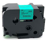 NEOUZA 1PK Compatible for Brother P-Touch Laminated TZe TZ D61 Label Tape Width 1.5" 36mm x Length 26.2' 8m (Black on Green Fluorescent)
