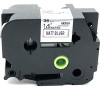 NEOUZA 1PK Compatible for Brother P-Touch Laminated TZe TZ M961 Label Tape Width 1.5" 36mm x Length 26.2' 8m (Black on Matte Silver)