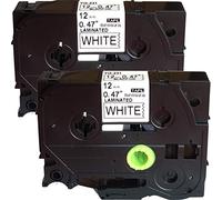 NEOUZA 2PK Black on White Label Tape Compatible for Brother TZ TZe 231 TZ-231 TZe-231 P-Touch 12mm Width 8m Length (0.47 inch 26.2 ft.) Cassette by NEOUZA
