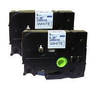 NEOUZA 2PK Compatible for Brother P-Touch Laminated TZe TZ Label Tape Cartridge 9mm x 8m (TZe-223 Blue on White)