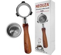 NEOUZA 51mm Bottomless Portafilter Compatible with De'Longhi La Specialista Coffee Espresso Machine EC9335 9155 9355 9665 Filter Basket