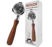 NEOUZA 51mm Bottomless Portafilter Compatible with Swan Retro,Gevi,Oster Nova PrimaLatte,E6EC1 Coffee Machines with Stainless Steel Replacement Filter Basket