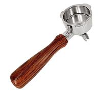 NEOUZA 51mm Bottomless Portafilter for Swan Retro, Swan Nordic, Breville VCF149, Gevi, Oster Nova Prima Latte Coffee Machines, Stainless Steel Filter Basket (Double Spout)