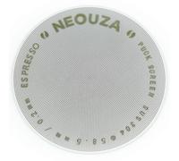NEOUZA 58.5mm Espresso Puck Screen, 0.2mm Ultra Thin Coffee Filter, 304 Stainless Steel Reusable Mesh for 58mm Portafilter Basket, No Coffee Dose Reduction