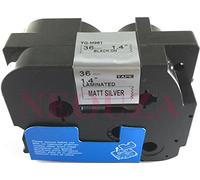 NEOUZA Compatible for Brother P-Touch TZe Tz Black on Matte Silver Label Tape 6mm 9mm 12mm 18mm 24mm 36mm All Size(TZe-M961 36mm)