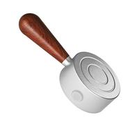 NEOUZA Espresso Machine Upgraded Steam Lever Compatible for Breville Sage Barista Express BES870XL BES875 BES876, Aluminum, Wood Handle (Silver)