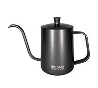 NEOUZA Pour Over Coffee Kettle, Gooseneck Kettle Drip Coffee Maker Kettle Stainless Steel 600mL Black