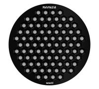 NEOUZA V4 Espresso Puck Screen 0.8mm Thickness Honeycomb Mesh Double Layer Black Protective Coating for Coffee Portafilter Basket (1 pc., Black, 53mm)