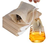 NEPAK 600 x Disposable Tea Filter Bags Set, Disposable Tea Bag, Filter Paper Bag for Tea, Coffee, Herbs (5 x 7 cm)