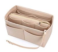 NEPAK Purse Organizer,Handbag Organiser,Felt Bag Organize(Beige,S)