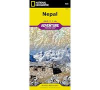 Nepal Adventure Map by National Geographic - Waterproof Travel Map with Himalayas, Everest Region, Trekking Routes & Cultural Sites - Foldable Nepal ... Map (National Geographic Adventure Map)