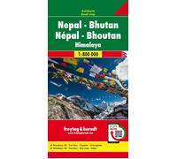 Nepal - Bhutan - Himalaya by Freytag- Berndt und Artaria K G | Sheet Map | 2019