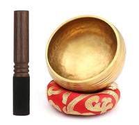Nepal Handmade Buddha Sound bowl Yoga Meditation Chanting Bowl Brass Chime Handicraft Music therapy Tibetan Singing Bowl (Size : 11cm)