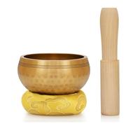 Nepal Handmade Buddha Sound bowl Yoga Meditation Chanting Bowl Brass Chime Handicraft Music therapy Tibetan Singing Bowl (Size : 8cm)