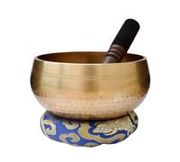 Nepal Handmade Singing Bowl Buddha Sound Yoga Meditation Chanting Music therapy Tibetan Bowl (Size : 10cm)