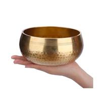 Nepal Handmade Tibet Buddha Sound Bowl Yoga Meditation Chanting Brass Chime Handicraft Music Therapy Tibetan Singing (Size : 11cm Meditation bowl)