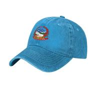 Nepal National Emblem Baseball Cap Nepal National Emblem Print Hat Summer Cotton Washed Sun Hat Adjustable Uv-Protection Cap Sports Events Souvenir Gift Football Rugby Blue