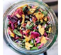 Nepal Pink Moon Herbal Tea - 100% Natural Drink For Hormonal Balance, Menstrual Relief, Fertility & PMS, Infusion of Nettle, Lavender, Hibiscus, Musk Rose, Shatavari, Mugwort, & Rosehip, 20gms