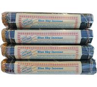 Nepal/Tibet 8 Aromas Incense Joss Sticks Lemon Juniper Sandalwood Amber Musk - Pack of 4 (Blue Sky x 4)