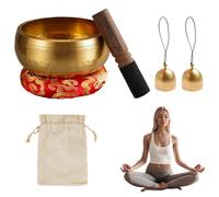 Nepal Tibetan Buddhist Bowl Handmade Buddha Sound Bowl Meditation Singing Bowl For Yoga Healing Mindfulness Stress Chakra Relief