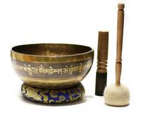 Nepal Tibetan Singing Bowl Meditation, Yoga Bronze Sound Therapy Ornament(18cm)