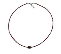 Nepalese Extra Fine Gem Necklace Coral Tribal Bead Maroon