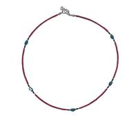 Nepalese Extra Fine Gem Necklace - Pink Coral & Turquoise Beads