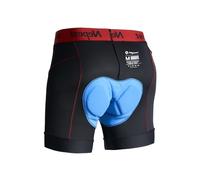 Nepest 4D Padded Bike Shorts for Men Cycling Underwear Black/Red, XXL