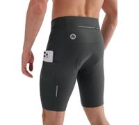 Nepest Bike Shorts for Men Cycling Shorts 4D Padding UPF 50+ Dark Grey,M