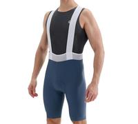 Nepest Cycling Bib Shorts Men's Bike Bibs with Padding Dusty Blue,L