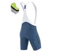 Nepest Cycling Bib Shorts Men's Bike Bibs with Padding | UPF 50+ 4D Padded Biking Shorts, Bicycle, Cycle, Riding, Biker, Mesh Straps, Stretch Fabric, Anti-Slip Grippers, Breathable