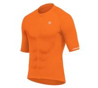 Nepest Cycling Jersey for Men Short Sleeve 4-Way Stretch Neon Orange, 3XL