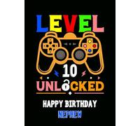 Nephew 10th Birthday Card (Gamer, Design 4) - From Auntie Uncle Gift Idea Greeting Blank Inside Envelope Included UK