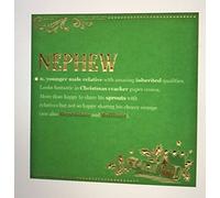 Nephew at Christmas, Christmas Greetings Card