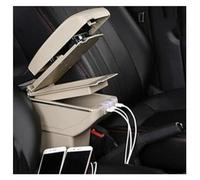 NEPHEW Car Armrest Box Compatible With Skoda For Fabia 3 III Mk3 Car Interior Retrofit Parts Double Layer Armrest Storage Box Center Console Armrest Pillow (Color : 4)