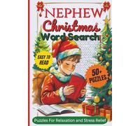 Nephew Chrsitmas Word Search Puzzle Book: Word Searches With Clear and Easy to Read Words about Nephew,Christmas Traditions,Winter Fun & Activities ... Time (Family Christmas Word Search Series)