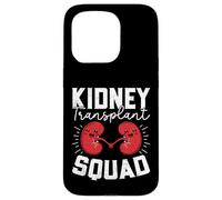 Nephrology Nurse Organ Donor Transplant Team Kidney Squad Case for iPhone 15 Pro