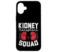 Nephrology Nurse Organ Donor Transplant Team Kidney Squad Case for iPhone 16 Plus