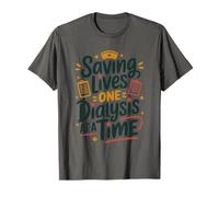 Nephrology Nurse, Saving Lives One Dialysis at a Time T-Shirt